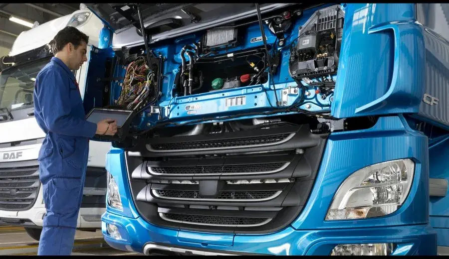 Pregled kamiona u servisu